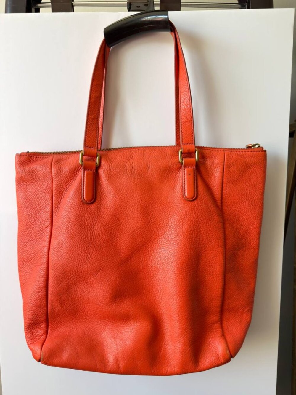 Marc Jacobs Leather Tote Bag – Orange - Picture 11 of 14